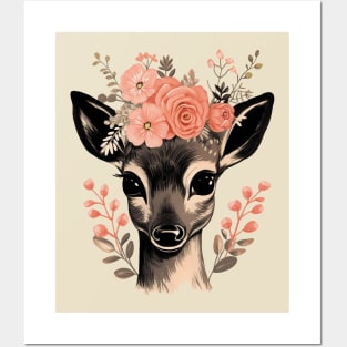 Cute Deer Posters and Art